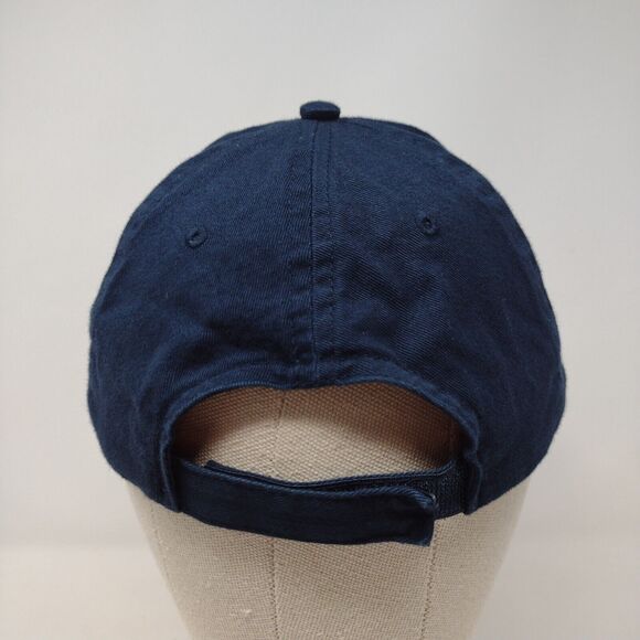 American Flag Strapback Hat Blue OSFA Adjustable Embroidered Patriotic Sweda - Picture 5 of 8